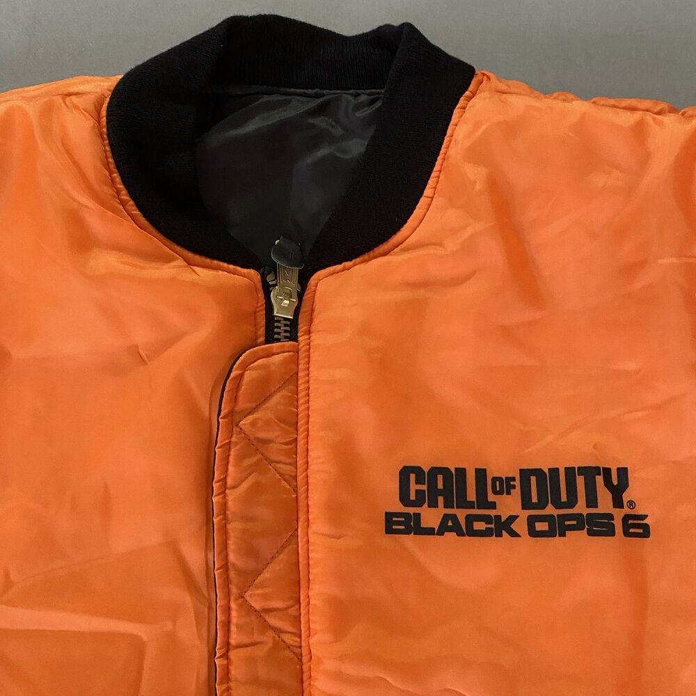 Rothco Call of Duty Black Ops 6 Promo MA-1 Reversible Bomber Jacket Mens L - Picture 12 of 16